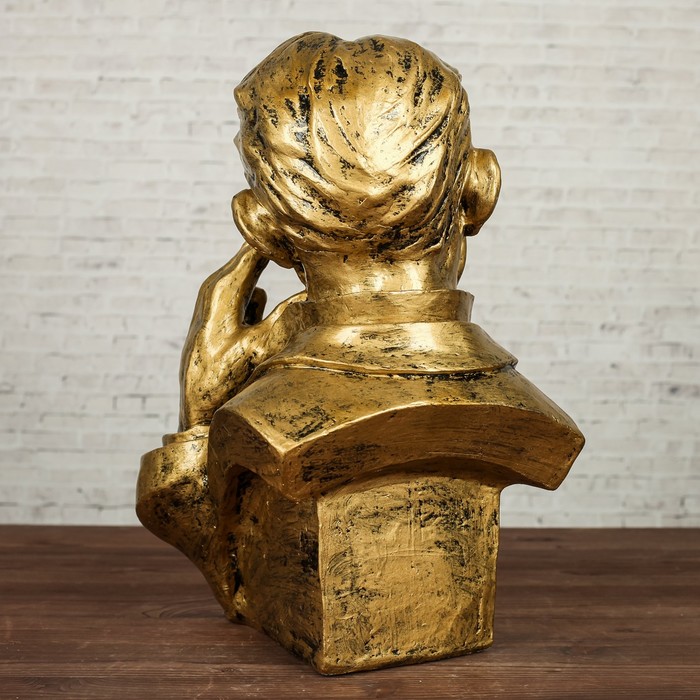 Бюст "Тесла" бронза 40см