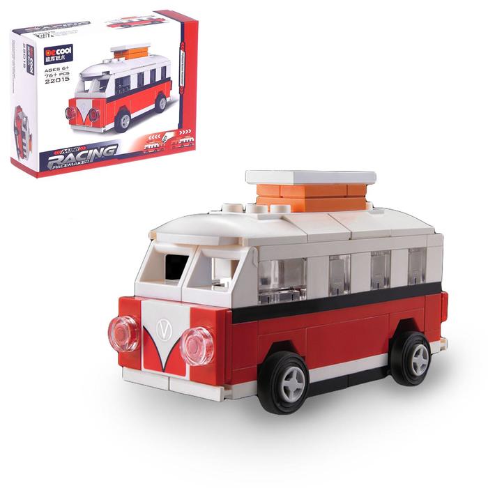 Конструктор с инерционным механизмом «Гонки», 57 деталей, МИКС