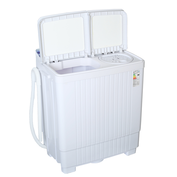 Стиральная машина Optima МСП-50СТ , п/автомат, до 5.0 кг, 1350 об/мин, белое стекло, пузыр