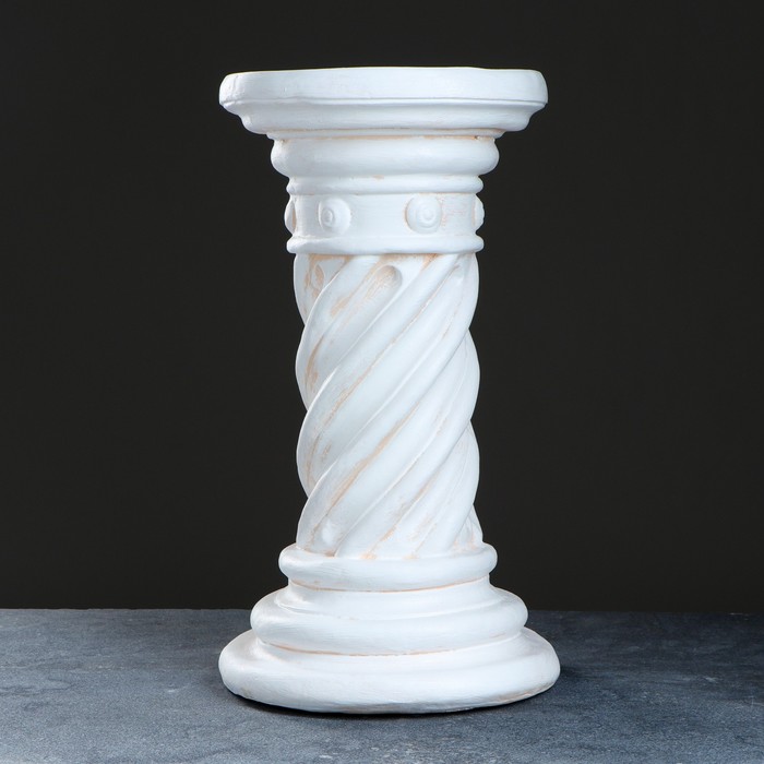 Колонна "Крученая" бежевая, 54см