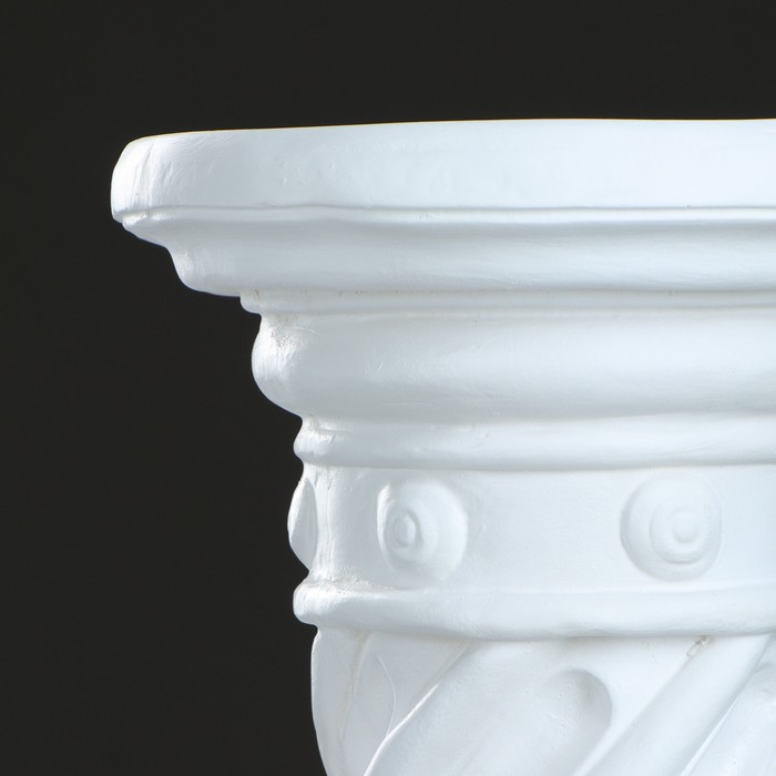 Колонна "Крученая" белая, 54см