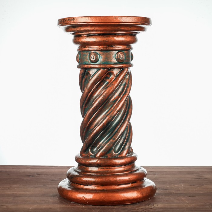 Колонна "Крученая" медная, 54см