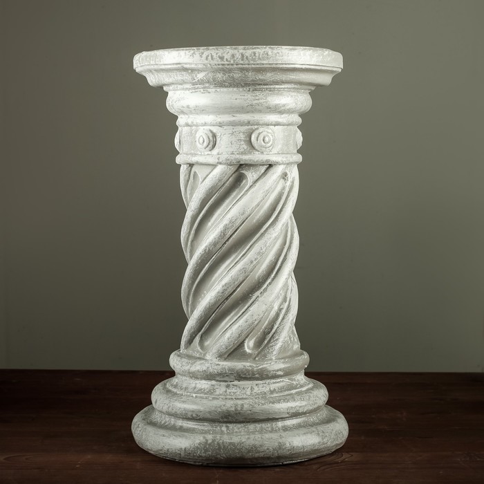 Колонна "Крученая" серебро, 54см