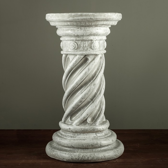 Колонна "Крученая" серебро, 54см