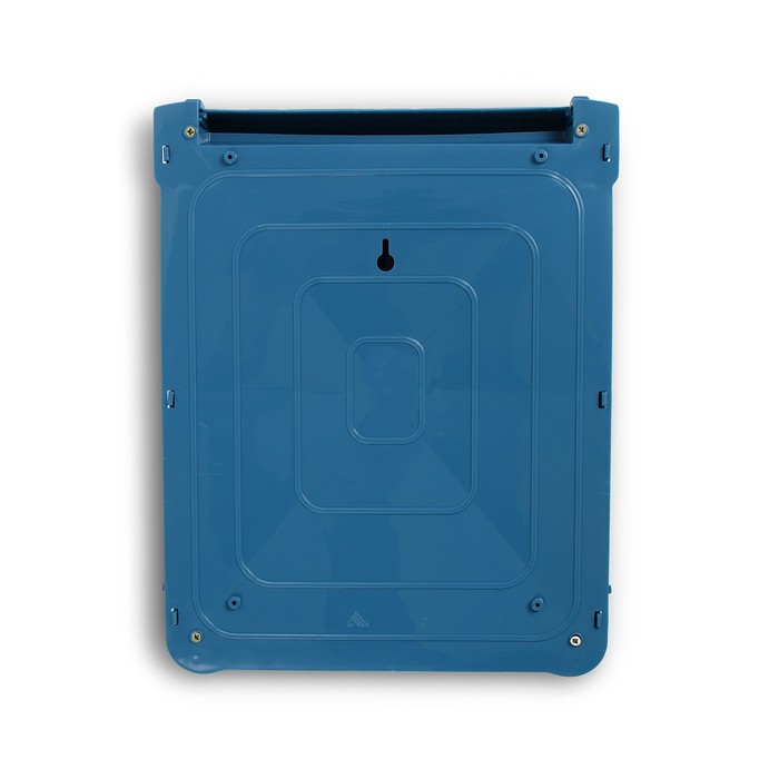 Ящик почтовый «Декор», вертикальный, с замком, синий