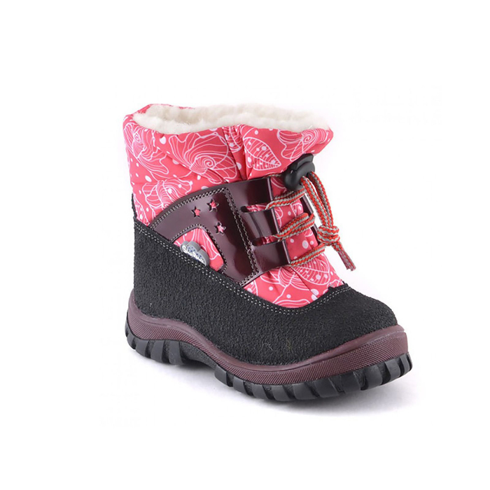 Сапоги ясельно-малодетские арт. 13-651-3 (розовый/черный) (р. 25)