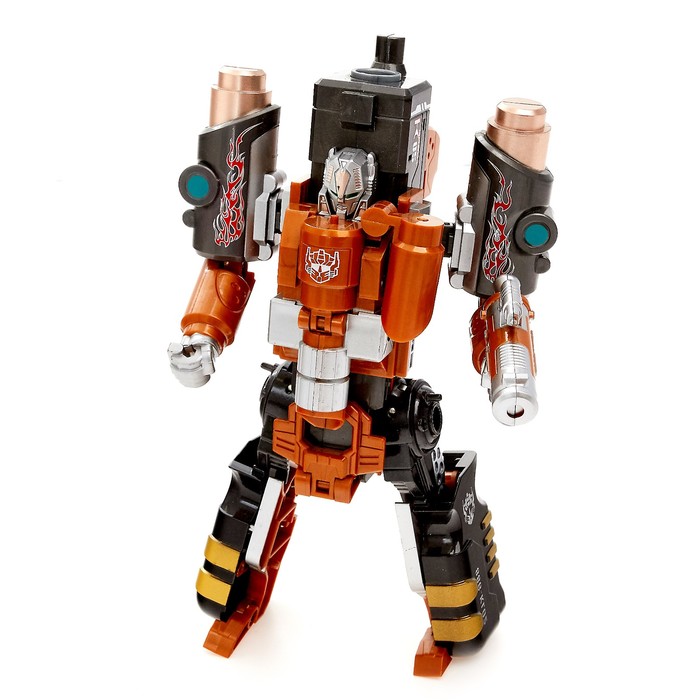 Робот-трансформер "Суперпушка", трансформируется в пистолет, стреляет мягкими пулями