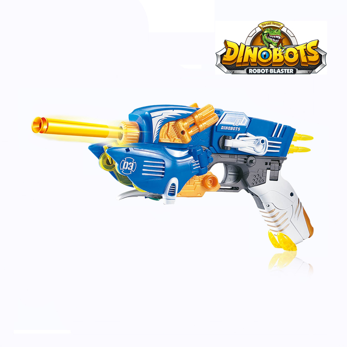 Робот-трансформер PTEROSAUR, трансформируется в бластер и стреляет мягкими пулями