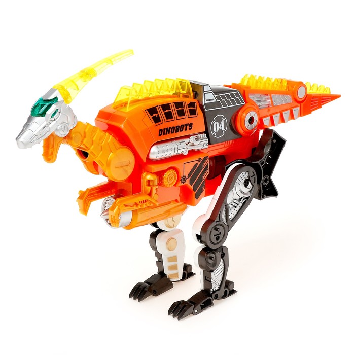 Робот-трансформер VELOCIRAPTOR, трансформируется в бластер и стреляет мягкими пулями