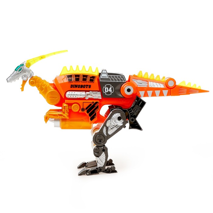 Робот-трансформер VELOCIRAPTOR, трансформируется в бластер и стреляет мягкими пулями