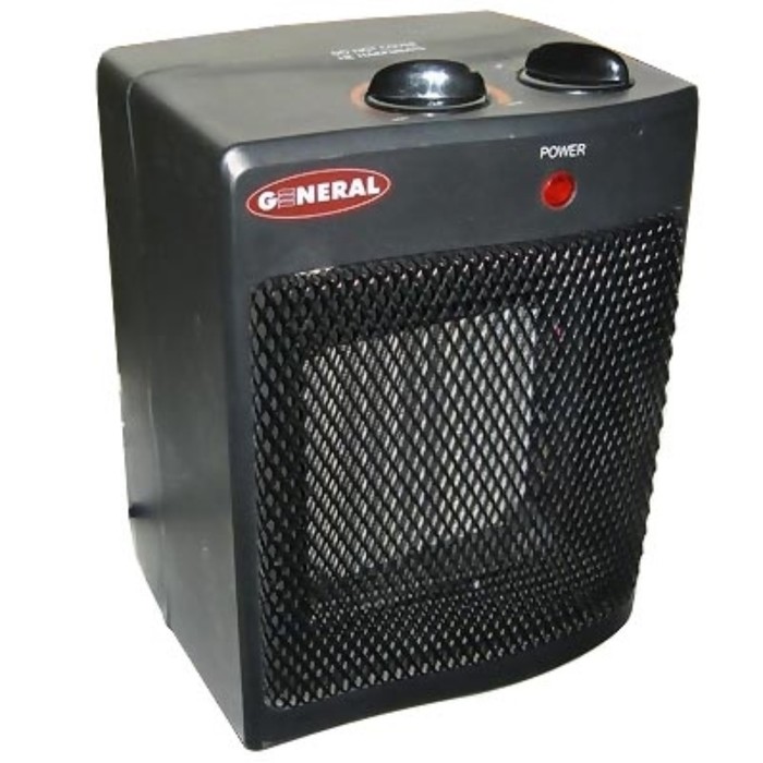 Тепловентилятор General Climate KRP-2AB, керамический, черный