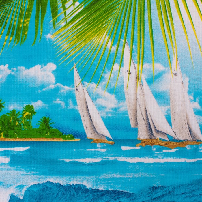 Полотенце банное вафельное "Паруса" 80х150 см, 176 г/м2, хлопок 100%