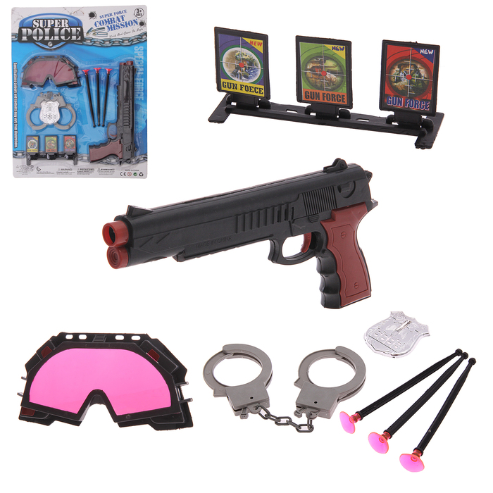 Набор полицейского "Комбат", 8 предметов