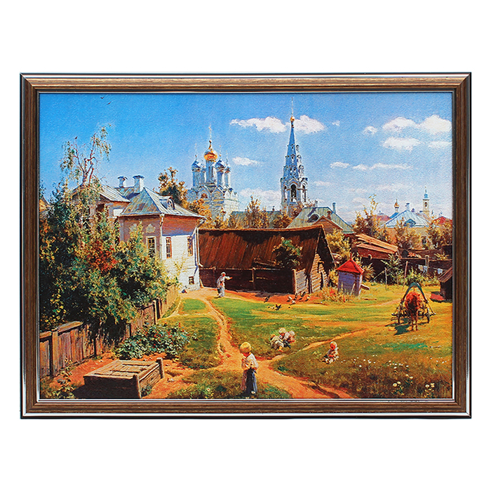 Картина "Сельский день" 33х43 см