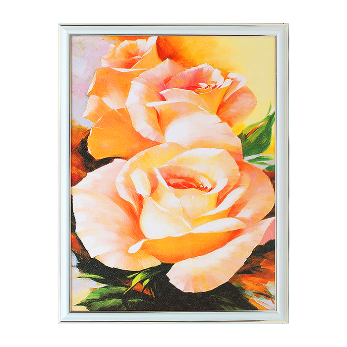 Картина "Бутоны розовых роз" 33х43 см