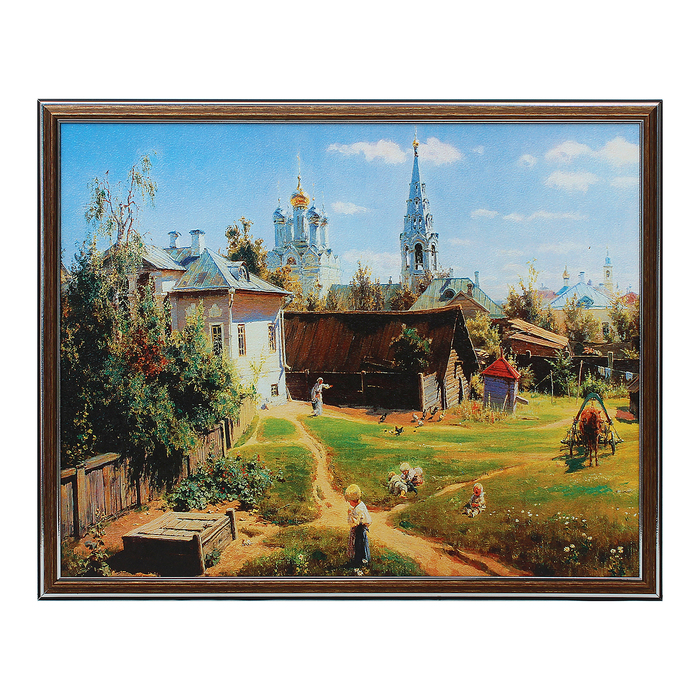 Картина "Сельский день" 41х52 см