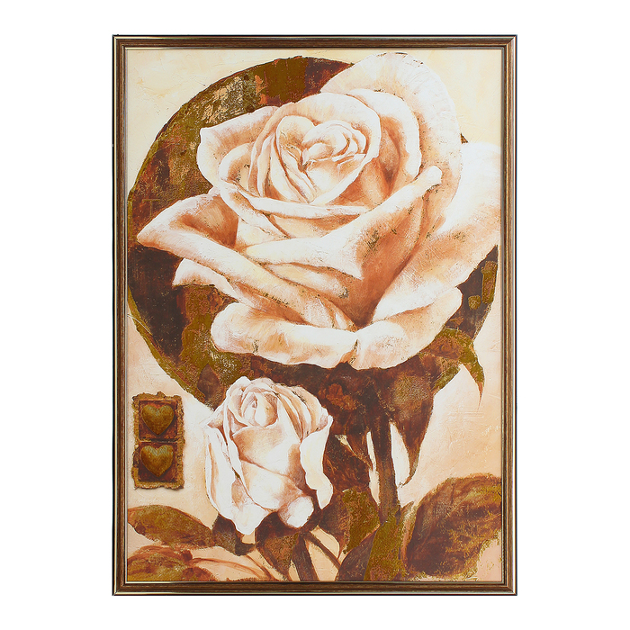 Картина "Розы сепия" 50х70 см