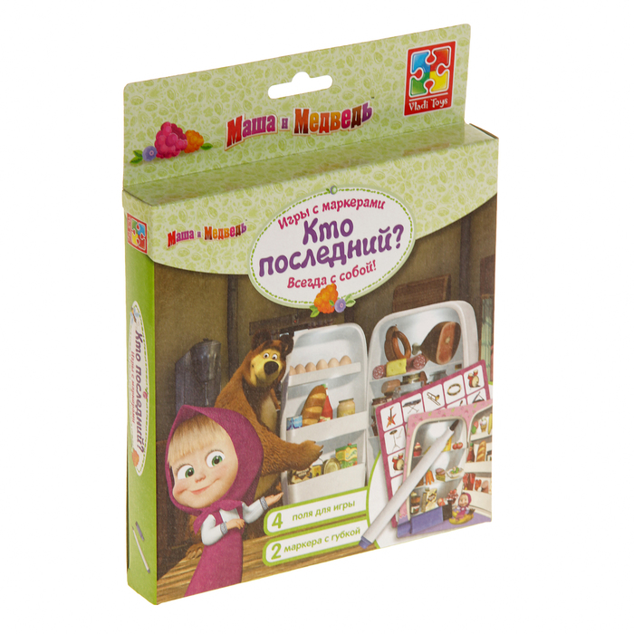 Настольная игра "Кто последний" Маша и Медведь VT2106-06