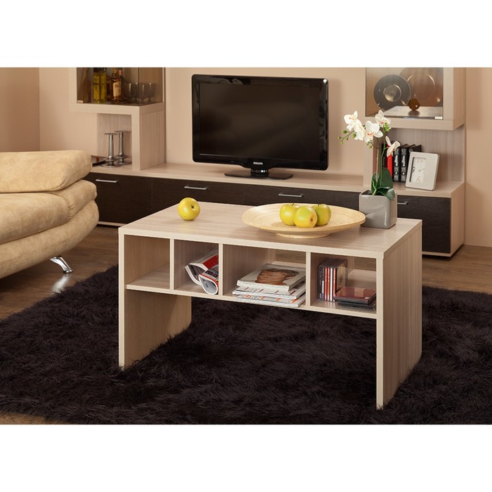 Стол журнальный BERLIN 6, ясень шимо