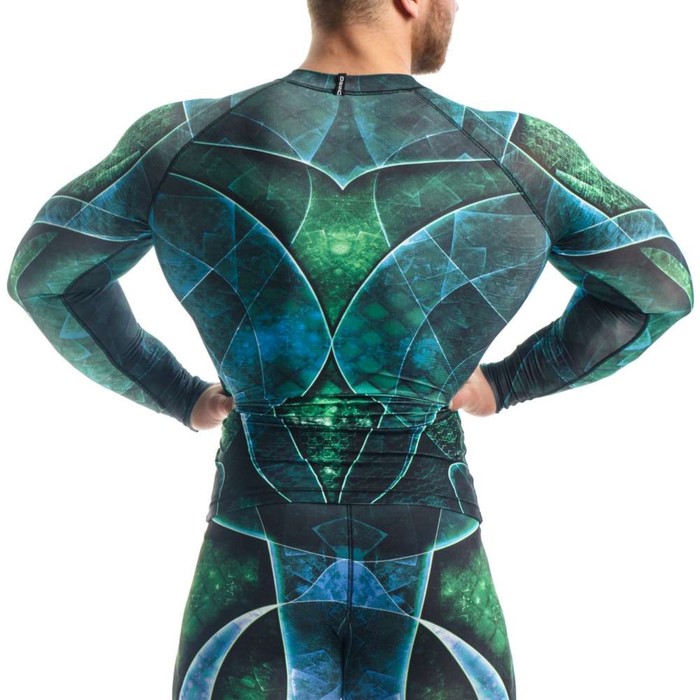 Рашгард с длинным рукавом, Flash, цвет голубой, XS