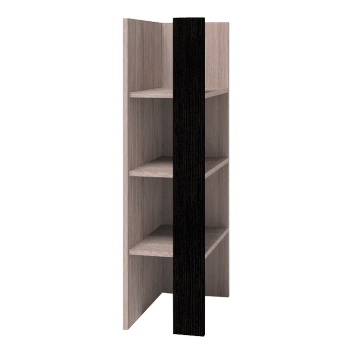 Стеллаж малый BERLIN 12, ясень шимо/венге