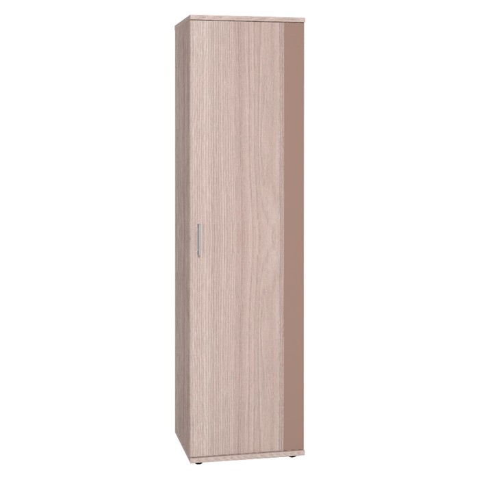 Шкаф для одежды и белья BERLIN 16, ясень шимо/шоколад глянец