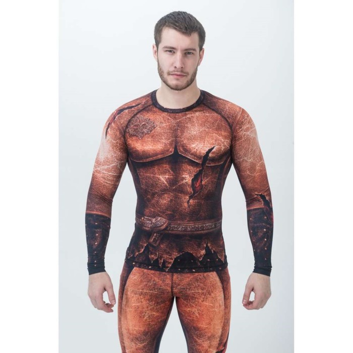 Рашгард с длинным рукавом, Grimal, цвет желтый, XL