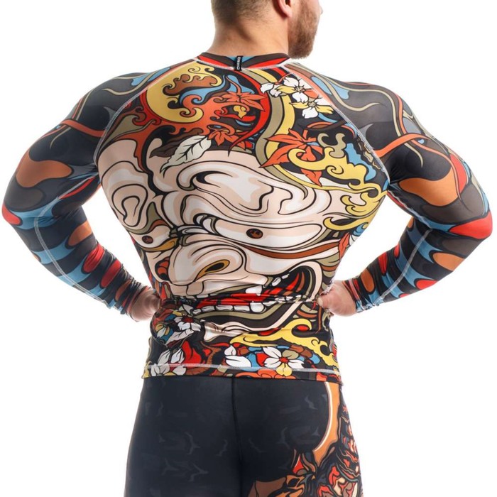 Рашгард с длинным рукавом, Oni, цвет желтый, 3XL