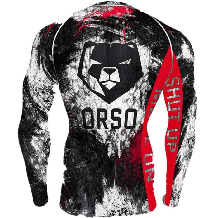 Рашгард с длинным рукавом, ORSO, цвет чёрный, 2XL