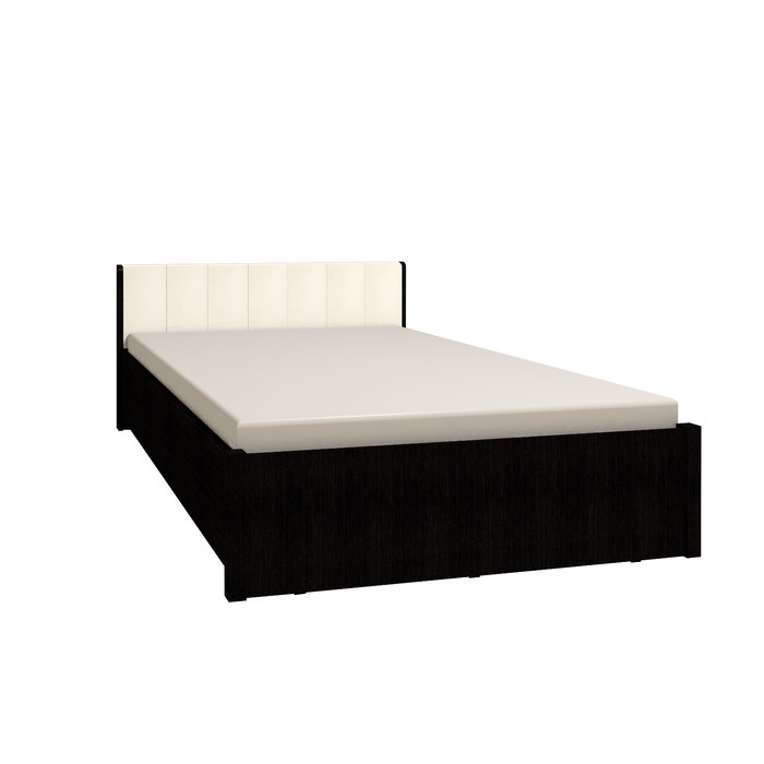 Кровать со стационарным основанием BERLIN 33, 1400х2000, металл, венге