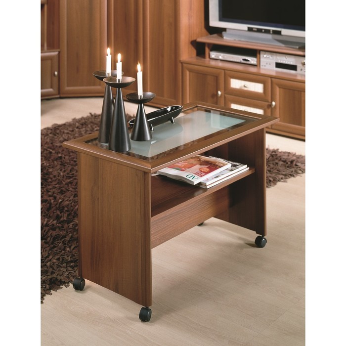 Стол журнальный "Милана", орех