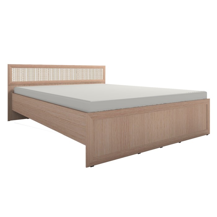 Кровать "Милана-1", без основания, 1600х2000, дуб отбелённый