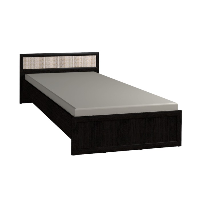 Кровать "Милана-3", без основания, 1200х2000, венге