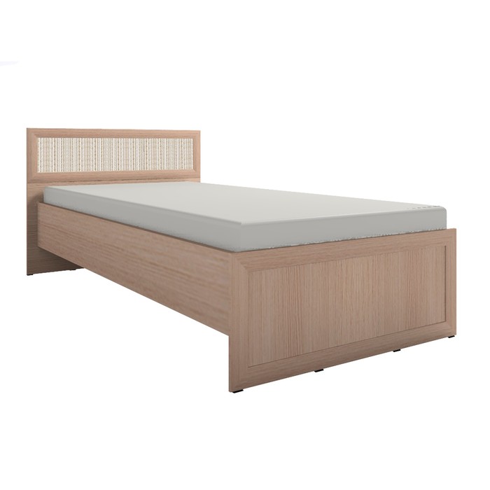 Кровать "Милана-4", без основания, 900х2000, дуб отбелённый