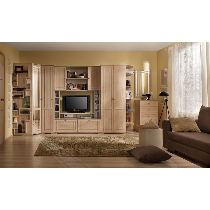 Шкаф для белья левый Sherlock 8, дуб сонома