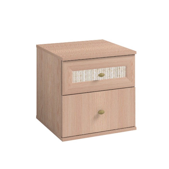 Тумба прикроватная "Милана", дуб отбелённый