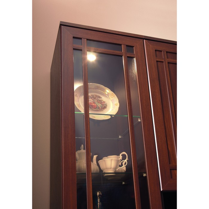 Шкаф для посуды Sherlock 131, орех шоколадный