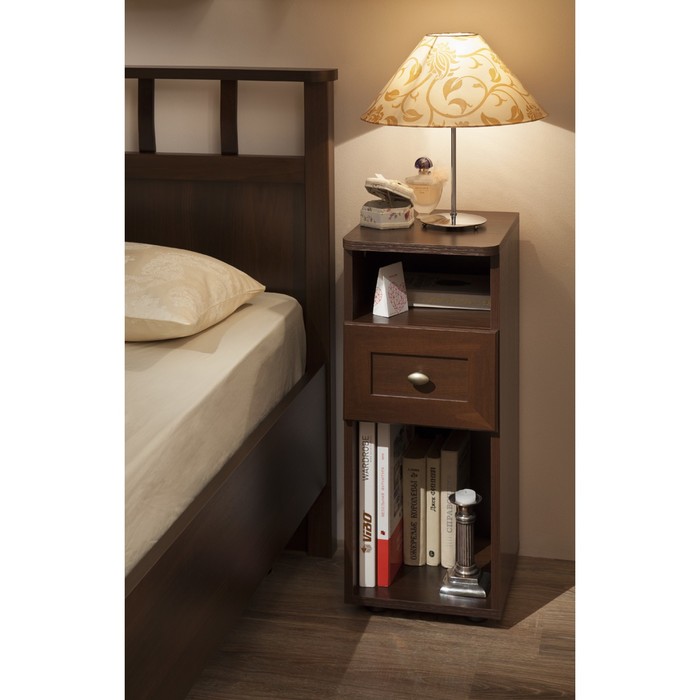 Тумба прикроватная Sherlock 51, орех шоколадный
