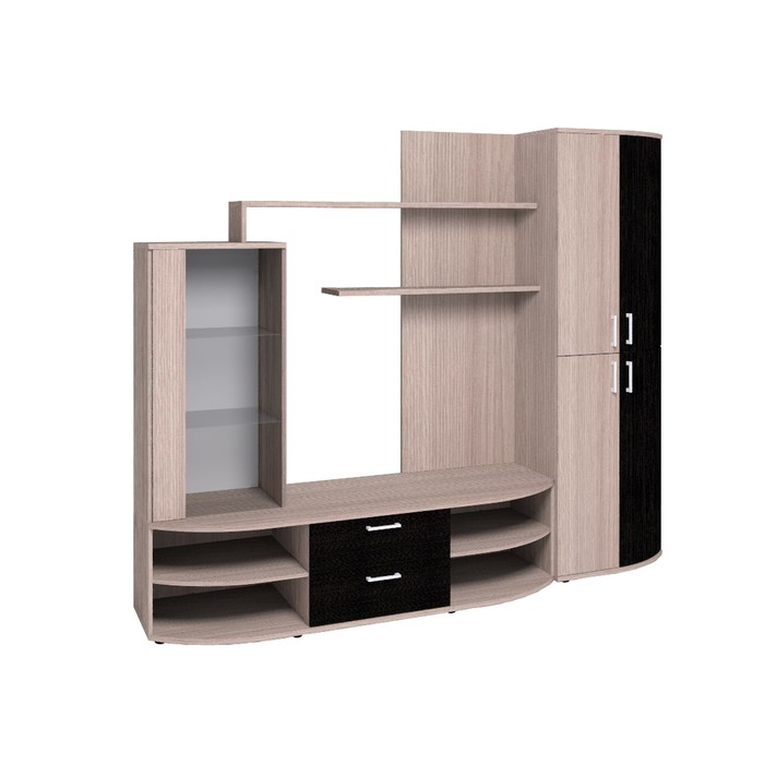 Стенка BERLIN 1, ясень шимо/венге