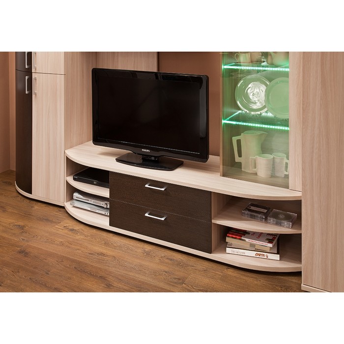 Стенка BERLIN 1, ясень шимо/венге