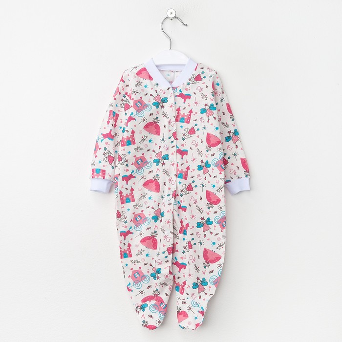 Комбинезон на кнопках, 68 см, цвет микс КБ0007_М