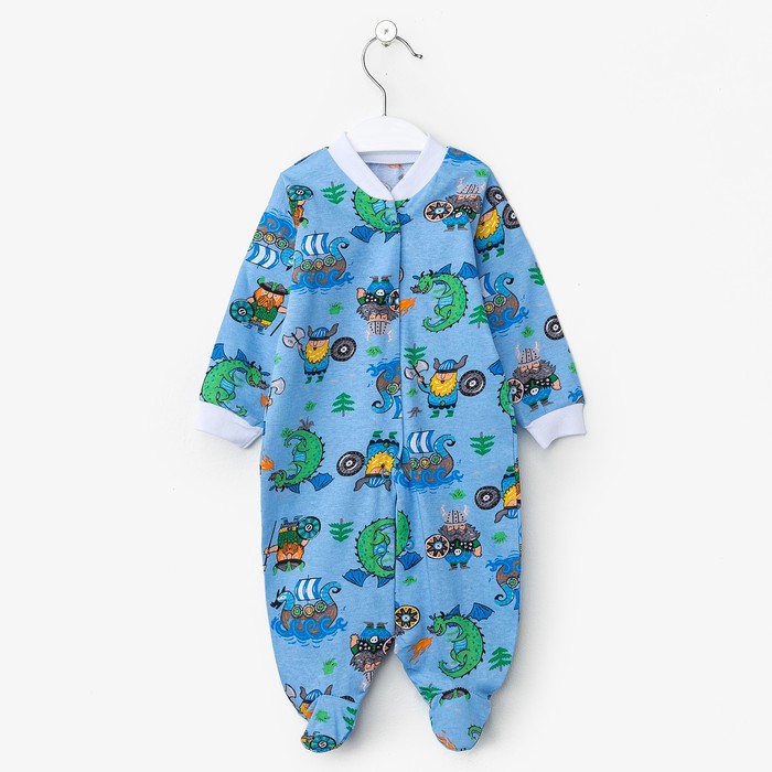 Комбинезон на кнопках, 68 см, цвет микс КБ0007_М