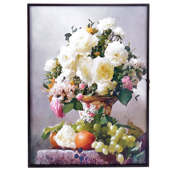 Ключница "Букет" Декабокс 41х31х5 см