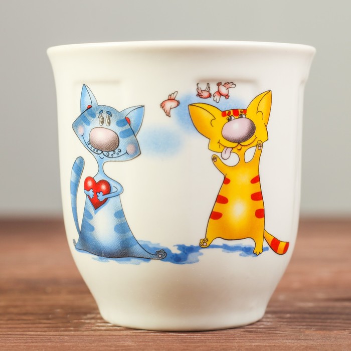 Кружка 250 мл "Настя мур-мур", деколь, микс