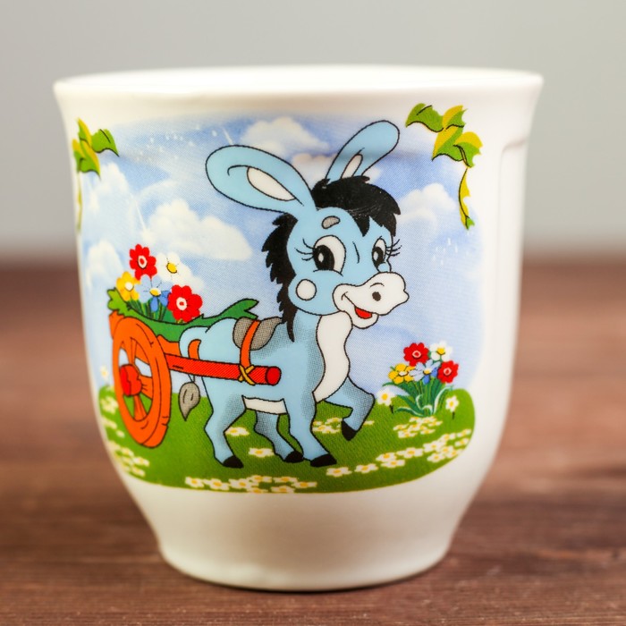 Кружка 250 мл "Настя", детская тематика, деколь, микс