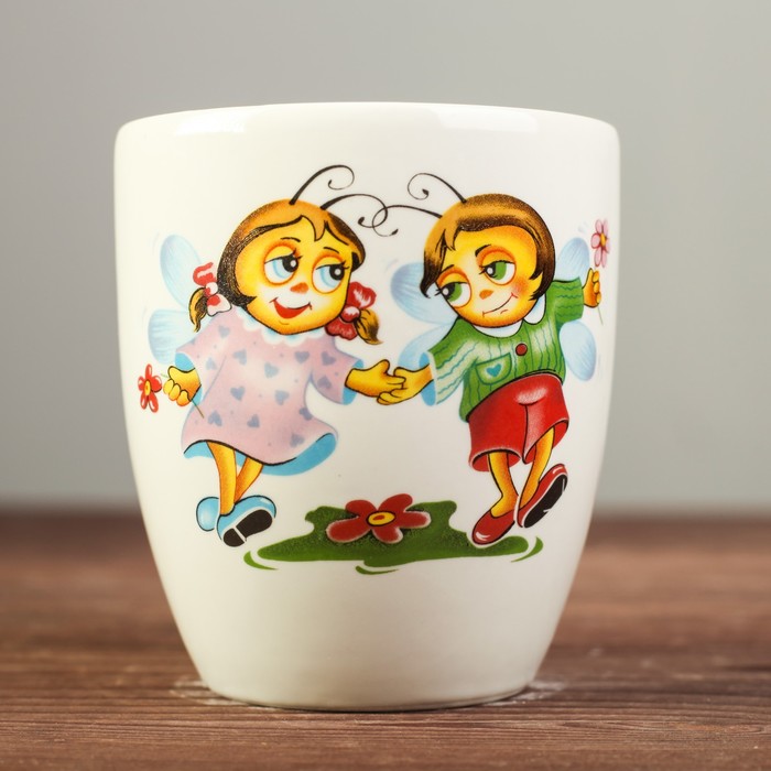 Кружка 400 мл "Полесье Жу-жу", деколь, микс