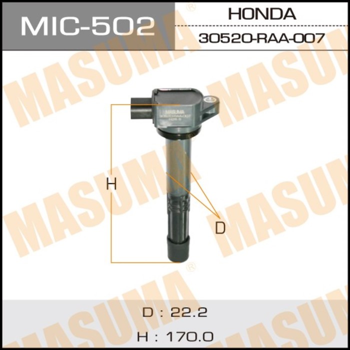 Катушка зажигания MASUMA MIC502