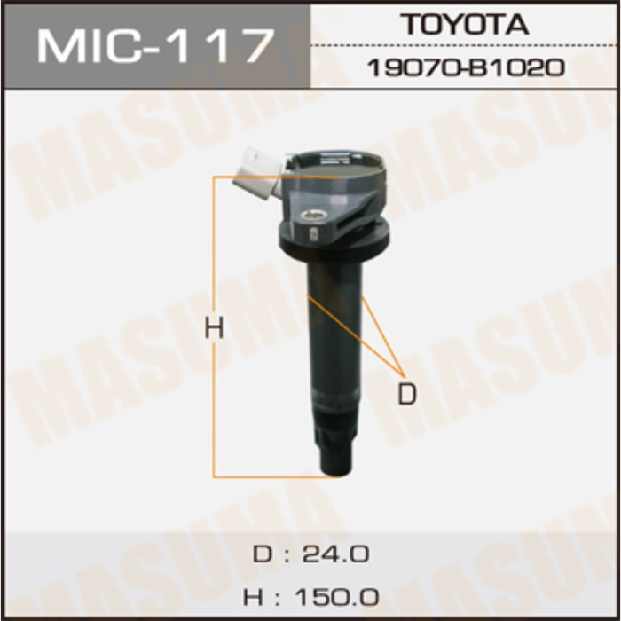 Катушка зажигания MASUMA MIC117