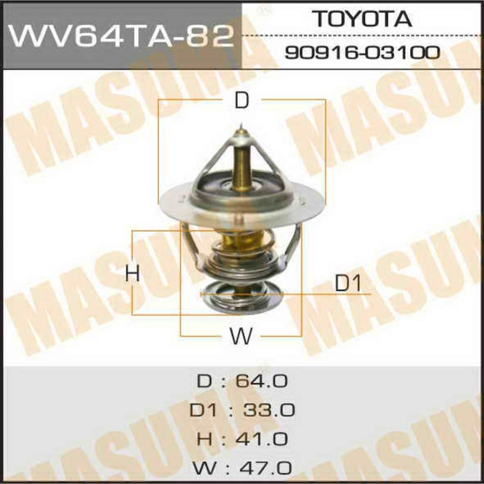 Термостат MASUMA WV64TA82