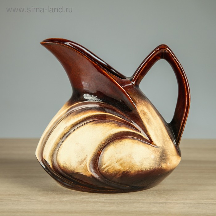 

Кувшин "Волна", коричневый, керамика, 1.7 л